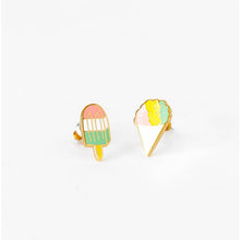 Cargar imagen en el visor de la galería, Pendientes cono de helado y polo / Earrings