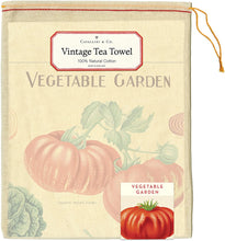 Cargar imagen en el visor de la galería, Cavallini - Trapo de cocina verduras / vegetable tea towel
