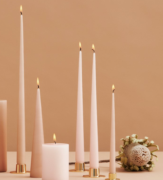 Tall Taper Candles by Ester & Erik