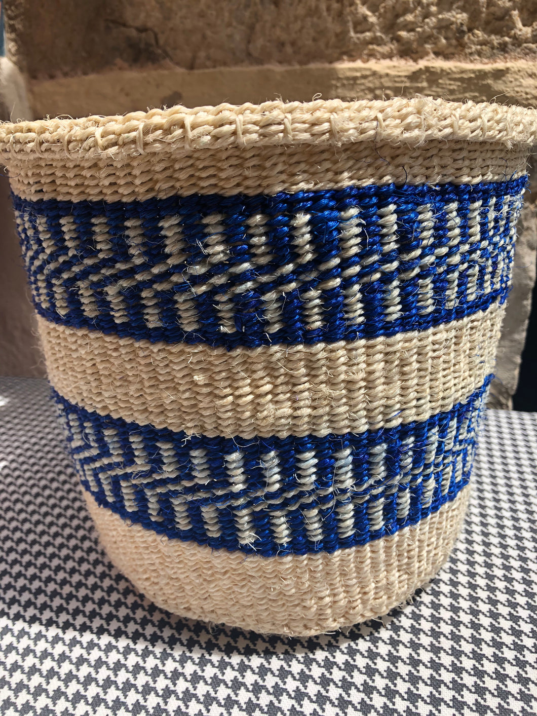 Canasta sisal kenia pequeña / sisal basket small