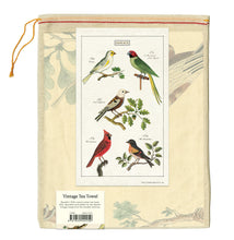 Cargar imagen en el visor de la galería, Cavallini - Trapo de cocina pajaros / birds tea towel
