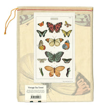 Cargar imagen en el visor de la galería, Cavallini - Trapo de cocina mariposas / tea towel butterflies
