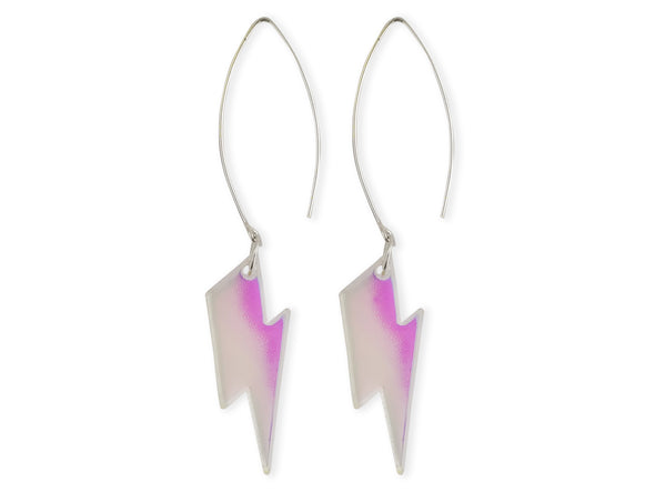 Now or Never - Pendientes Iridescent Bolt