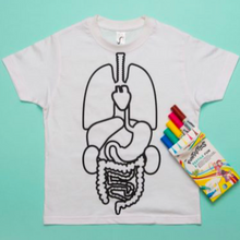 Load image into Gallery viewer, Pinta tu camiseta de los organos del cuerpo
