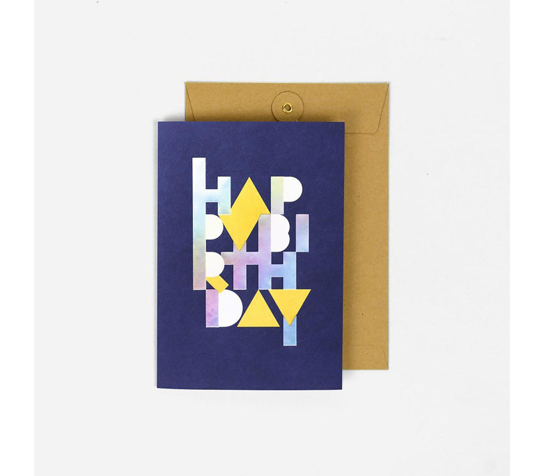 Tarjeta de cumpleaños / Birthday Card by Papier Tigre - Large
