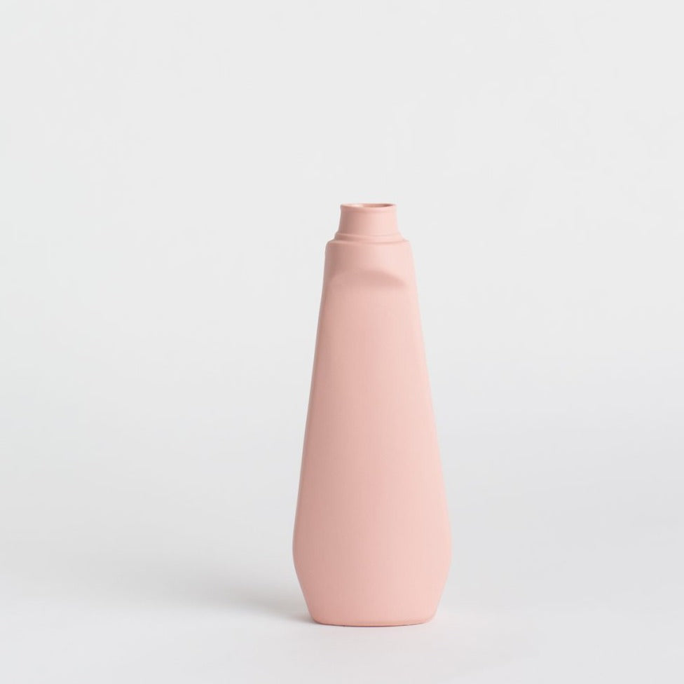 Porcelain bottle vase #4 pink
